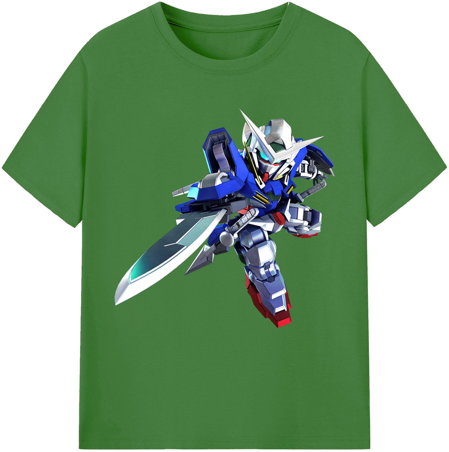（画像用） 機動戦士ガンダム Mobile Suit Gundam レディースカジュアルプリントTシャツ（綿100％）